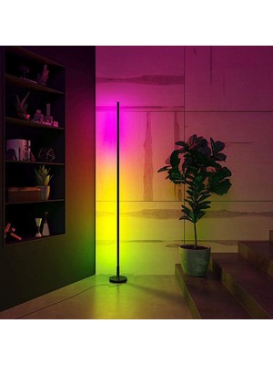 Allians Mobil Kontrollü Sese Duyarlı Rgb LED Lambader, Şık ve Modern Tasarım