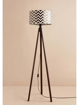 Allians Retro Desenli Tripod Lambader, Şık ve Modern Aydınlatma Parçası