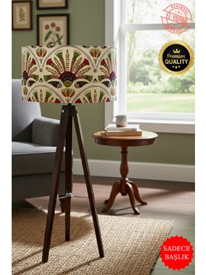 Allians Etnik Desenli Modern Lambader Başlığı, Şık ve Şehirli Dekorasyon Için