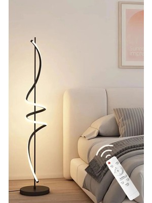 Allians Modern 3 Renk Ledli Kumandalı Dimmer Uyumlu Lambader, Şık ve Fonksiyonel