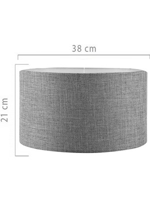 Allians Modern Gri Lambader Şapkası ile Şık ve Sıcak Aydınlatma