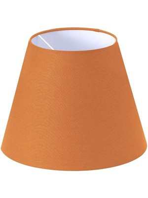 Allians Turuncu Konik Lambader Başlığı, Çap 35 Cm, Modern Tasarım