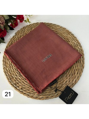Lop'res Soft Pamuklu Eşarp Tarçın LDNA0521