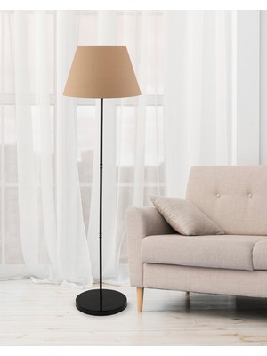 Allians Modern Pu Metal Ayaklı Lambader, Şık ve Aydınlatıcı Tasarım