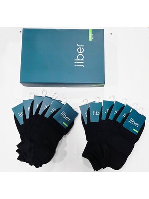 Jiber Erkek Bambu Patik Çorap 12 Li Kutu