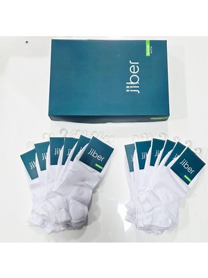 Jiber Erkek Bambu Patik Çorap 12 Li Kutu