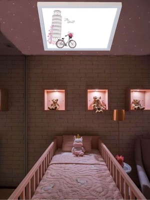 Allians Modern Kare LED Avize 54W, 6500K, Pissa Kulesi Tasarımı