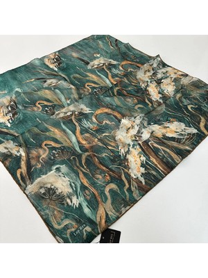 Lop'res Soft Pamuklu Eşarp  LDNA0607