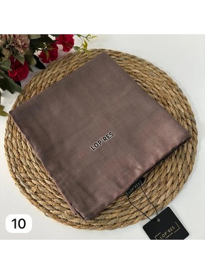 Lop'res Soft Pamuklu Eşarp Toprak LDNA0510