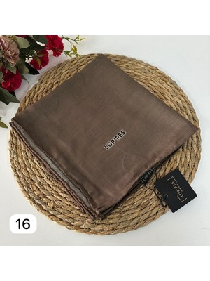 Lop'res Soft Pamuklu Eşarp Kına Yeşili LDNA0516