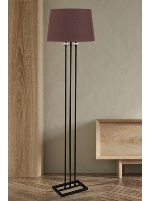 Allians Koyu Kahve Siyah Taşlı Modern Lambader, Oturma Odası ve Salon Dekoru