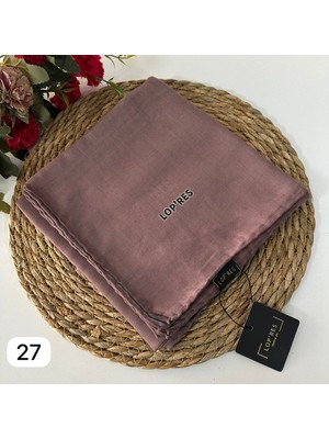 Lop'res Soft Pamuklu Eşarp Açık Gül Kurusu LDNA0527