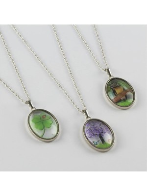 SiHako Ağaç Fanus Canlı Kolye