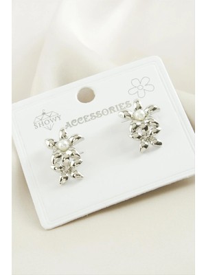 SiHako Papatya Inci Metal Küpe