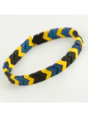 SiHako Taraftar Çavuş Hematit Doğaltaş Bileklik