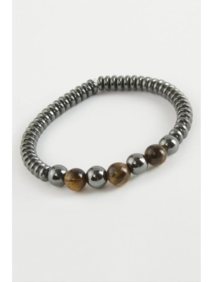 SiHako Kaplangözü Hematit Doğaltaş Bileklik