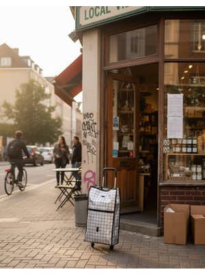 Konforlu Tekerlekli Pazar Arabası ile Günlük Alışverişleri Kolaylaştırın