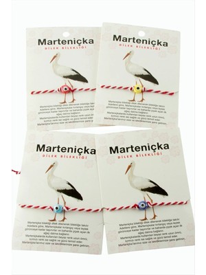 SiHako Nazar Cam Boncuk Marteniçka Ip Bileklik