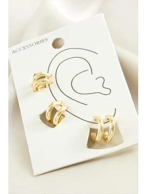 SiHako 6 Adet Halka Kıkırdak Küpe