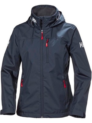 Helly Hansen Crew Kapişonlu Midlayer Mont Kadın Mavi Outdoor Ceketi