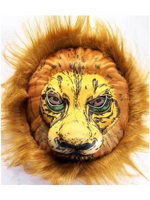 Ne Verelim Size Buğz Peluş Aslan Maskesi Kahverengi Yeleli Mega Peluş 33 No