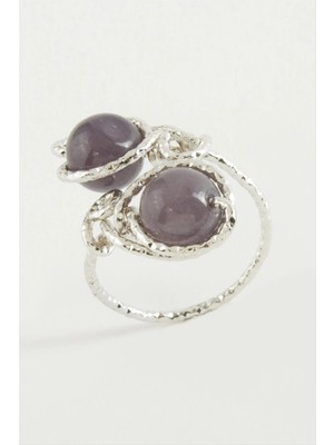 SiHako Ceyt Doğal Taşlı Yüzük