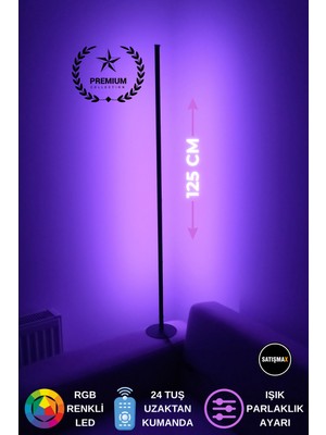 Allians Rgb Stick LED Lambader 125CM Uzaktan Kumandalı Dimlenebilir Aydınlatma