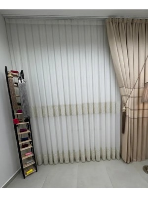 Nivemes Home Nivemeshome Lumina 7194 V2 1/2,5 Pileli Bambu Tül Perde