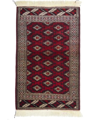 Kilim Co. El Dokuma Geleneksel Türkmen Buhara Halısı 86X150 cm (1.3 M²)