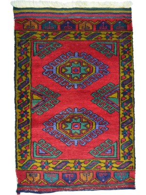 Kilim Co. Yünden El Dokuma Konya Yastık Halısı 56X83 cm (0.46 M²)