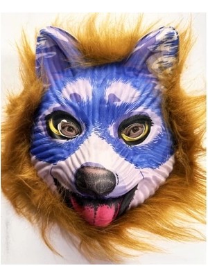 Ne Verelim Size Buğz Kahverengi Saçlı Mavi Yüz Sevimli Köpek Maskesi 30 No