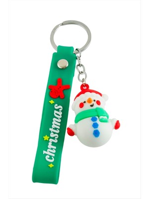 SiHako Kardan Adam Yılbaşı Silikon Anahtarlık