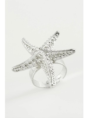 SiHako Deniz Yıldızı Metal Yüzük