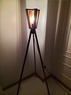 Allians El Yapımı Ahşap Zarif Lambader ile Şık ve Sıcak Atmosfer Yaratın