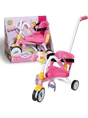 SHC4200 Baby Born, Zapf Creation Oyuncak 3 Tekerlekli Bisiklet, 834299, Renkli