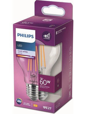 Allians Enerji Tasarruflu 60W LED Ampul, 4000K Gün Işığı, E27 Duy, Dim Edilebilir