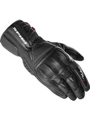 Spidi Tx-1 Siyah Eldiven Aşınmaya Dayanıklı Deri Malzeme İle Yaz Mevsimi İçin Uygun