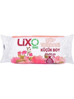 Şeffaf Küçük Boy Çöp Torbası 40X50 Cm, 30 Lu Rulo ile Ekonomik Çözüm