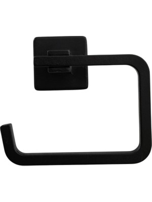 Alz Altez Tuvalet Kağıtlığı Sabit Platin Siyah