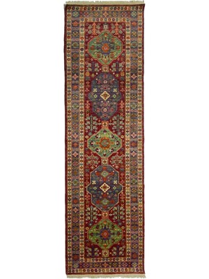 Kilim Co. Afgan Şirvan El Dokuma Yolluk 82X297 cm (2.44 M²)
