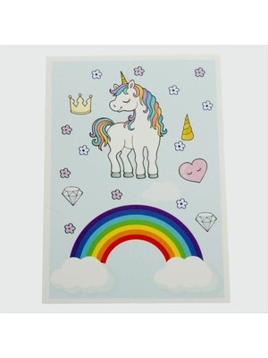 SiHako 3'lü Unicorn Bileklik Kartı