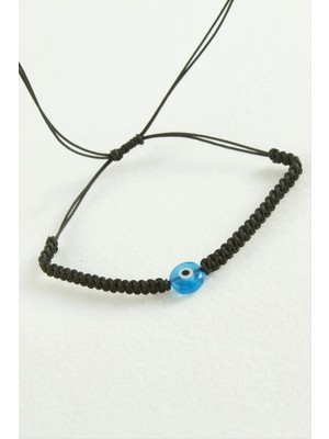 SiHako Nazar Boncuk Makrome Ip Bileklik