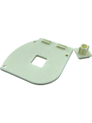 MorPerde Kapalı Kasa Perde Dişi Aparatlı Küçük Kutu Modüler Beyaz Sol Kapak