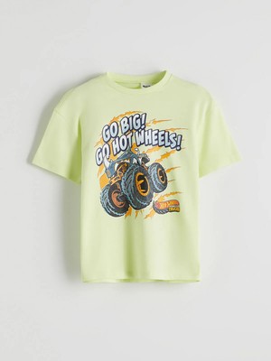 Lc Waikiki Yeni Sezon Hot Wheels Baskılı Erkek Çocuk Tişört