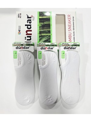 Dündar Erkek Bambu Soft Yıkamalı Dikişsi Snıkers 12Lİ Kutu