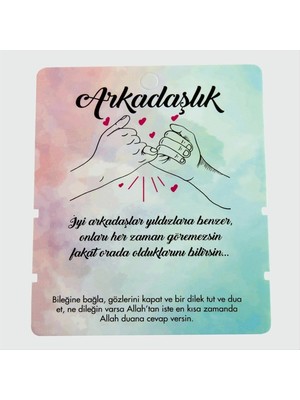 SiHako 2'li Arkadaşlık Bileklik Kartı