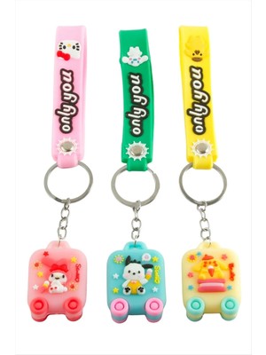 SiHako Bavul Silikon Anahtarlık