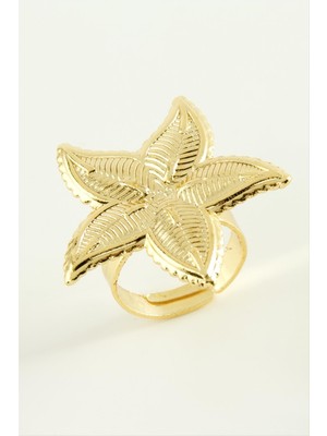 SiHako Çiçek Metal Yüzük