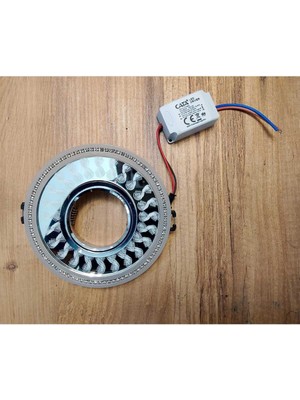 Allians Şeffaf Cam Spot LED Inci 3W GU10 4000K, Modern Aydınlatma Çözümü