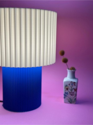 Allians Minimalist 25CM 3D Baskı Abajur, Aç/kapa Tuşlu, Modern ve Şık Aydınlatma